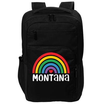 Montana Travel I Love Montana Usa Gift Impact Tech Backpack