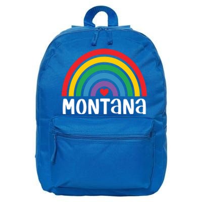 Montana Travel I Love Montana Usa Gift 16 in Basic Backpack