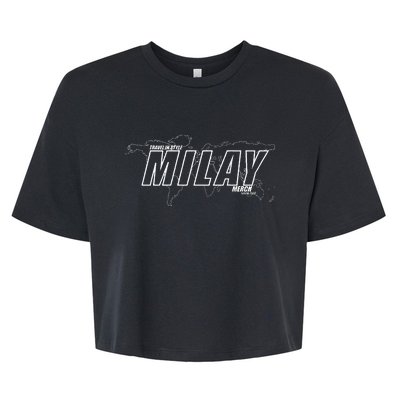 Milay Travel In Style Bella+Canvas Jersey Crop Tee