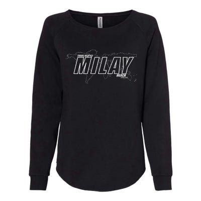 Milay Travel In Style Womens California Wash Sweatshirt