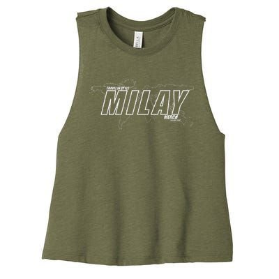 Milay Travel In Style Women's Racerback Cropped Tank