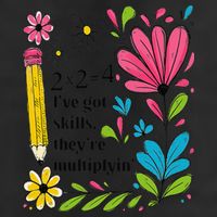 Math Teacher Ive Got Skills Theyre Multiplyin Mathematics Garment-Dyed Fleece Hoodie