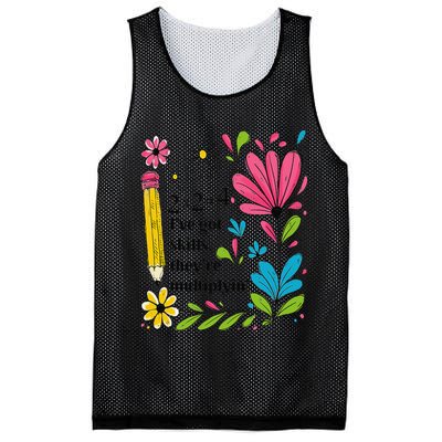 Math Teacher Ive Got Skills Theyre Multiplyin Mathematics Mesh Reversible Basketball Jersey Tank