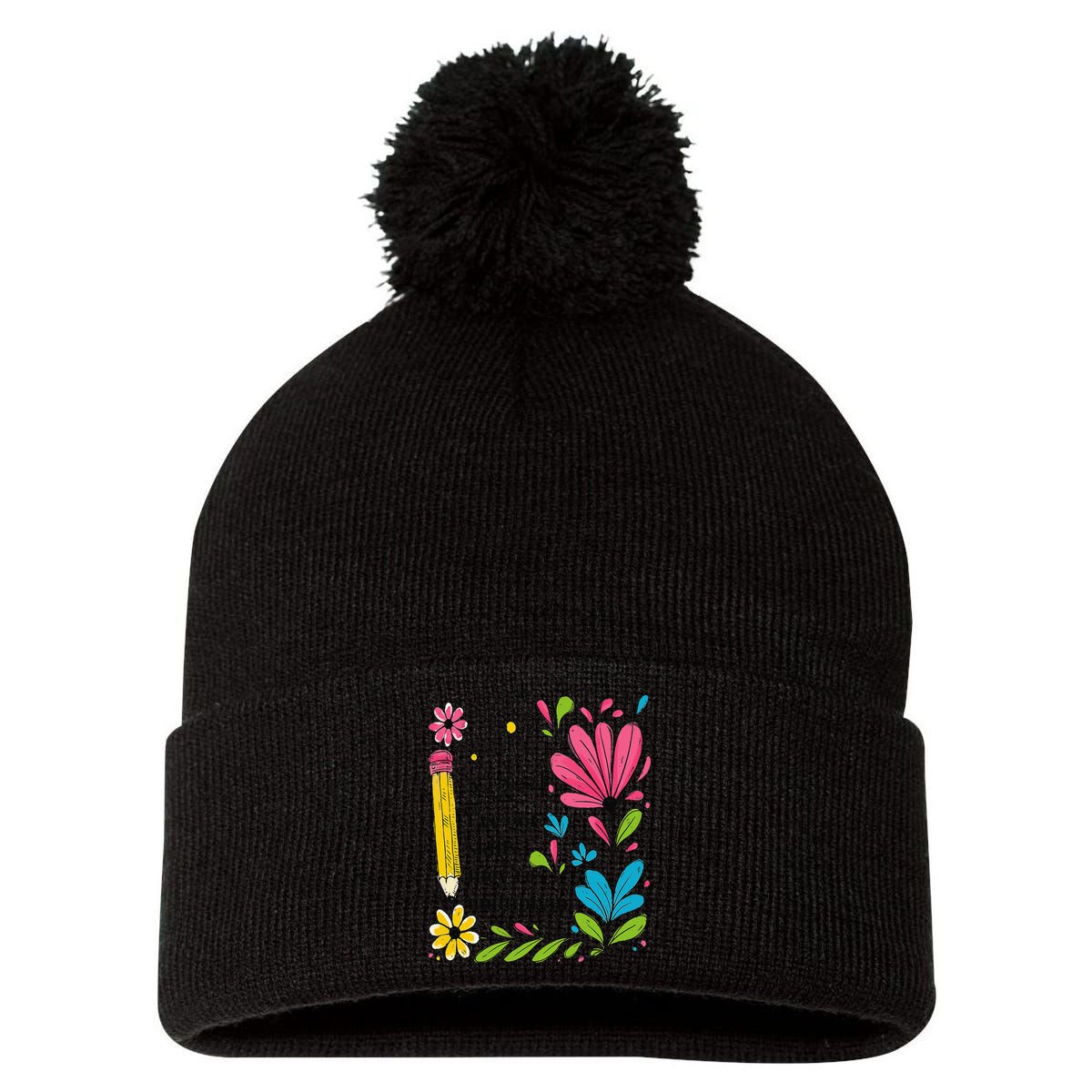 Math Teacher Ive Got Skills Theyre Multiplyin Mathematics Pom Pom 12in Knit Beanie