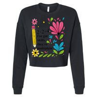 Math Teacher Ive Got Skills Theyre Multiplyin Mathematics Cropped Pullover Crew