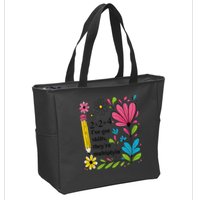 Math Teacher Ive Got Skills Theyre Multiplyin Mathematics Zip Tote Bag