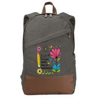 Math Teacher Ive Got Skills Theyre Multiplyin Mathematics Cotton Canvas Backpack