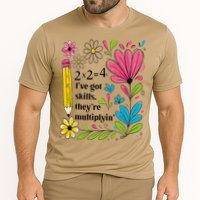 Math Teacher Ive Got Skills Theyre Multiplyin Mathematics Cooling Performance Crew T-Shirt