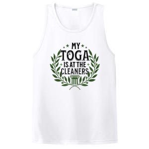 My Toga Is At The Cleaners Funny Toga Party PosiCharge Competitor Tank