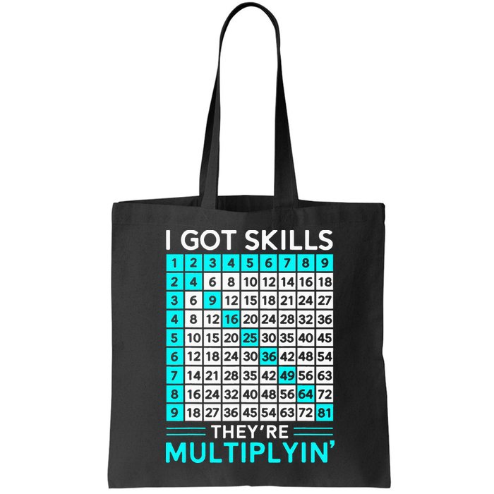 Math Teacher I Got Skills They're Multiplying Bag