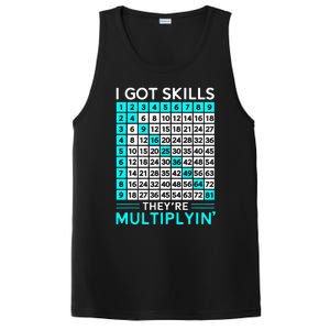 Math Teacher I Got Skills They're Multiplying PosiCharge Competitor Tank