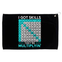 Math Teacher I Got Skills They're Multiplying Grommeted Golf Towel