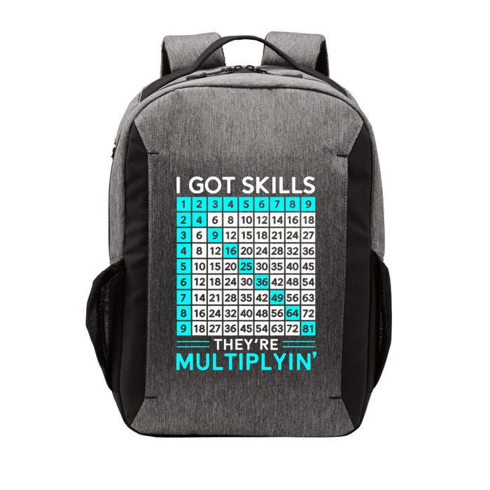 Math Teacher I Got Skills They're Multiplying Vector Backpack