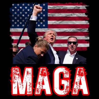 Maga Trump Iconic Fist Raised T-Shirt