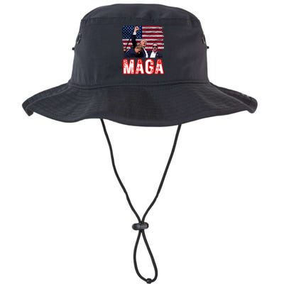 Maga Trump Iconic Fist Raised Bucket Hat