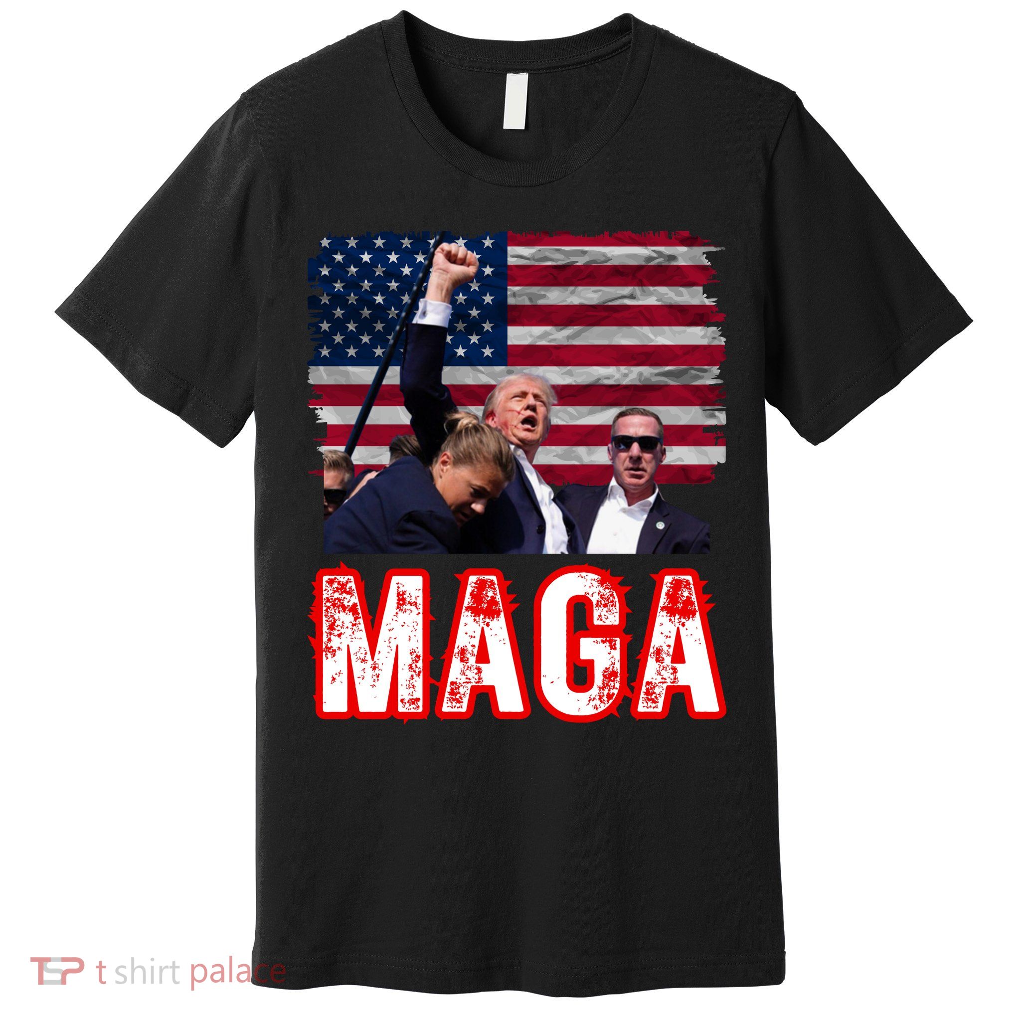 Maga Trump Iconic Fist Raised Premium T-Shirt