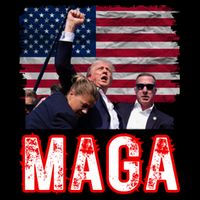 Maga Trump Iconic Fist Raised Womens Tank Top