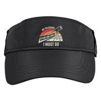 My Telescope Is Calling And I Must Go Astronomy Telescope Adult Drive Performance Visor