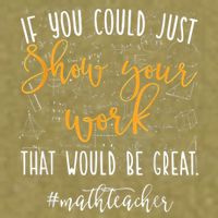 Math Teacher If You Could Just Show Your Work Garment-Dyed Women's Muscle Tee