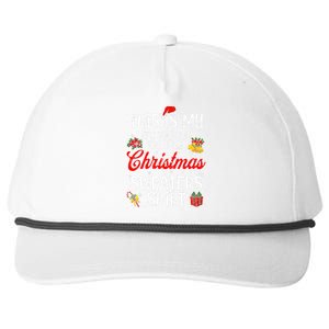 Matching This Is My ItS Too Hot For Ugly Christmas Sweaters Snapback Five-Panel Rope Hat