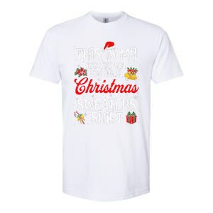 Matching This Is My ItS Too Hot For Ugly Christmas Sweaters Softstyle CVC T-Shirt