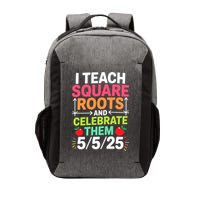 Math Teachers I Teach Square Roots Funny Square Root Day Vector Backpack