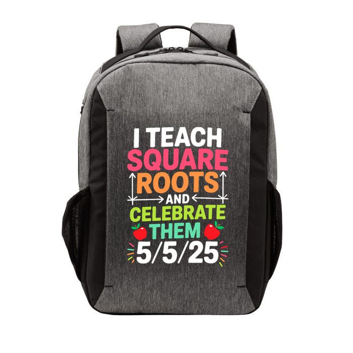 Math Teachers I Teach Square Roots Funny Square Root Day Vector Backpack