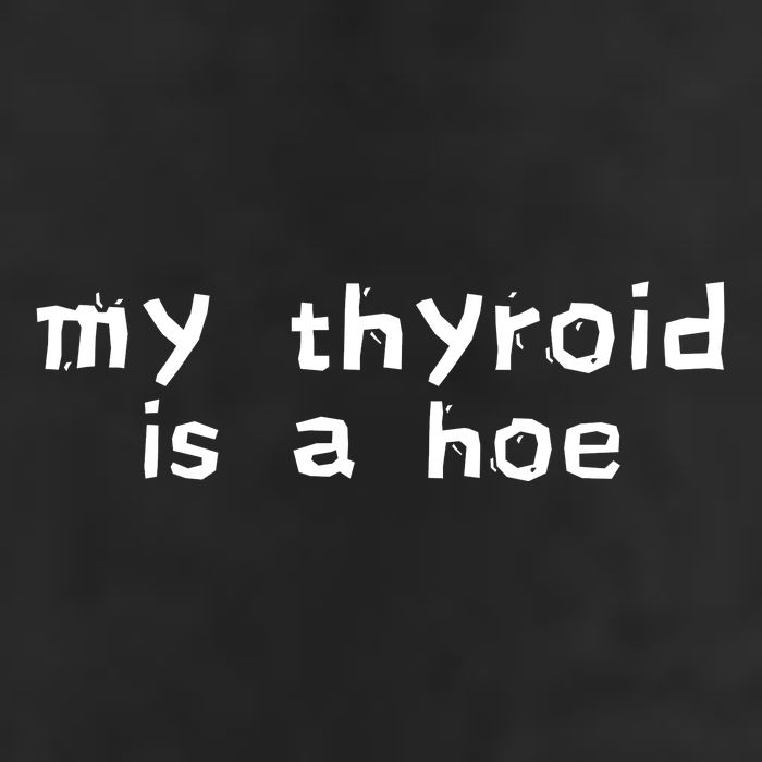 My Thyroid Is A Hoe Sarcastic Graves Disease Adult Drive Performance Visor