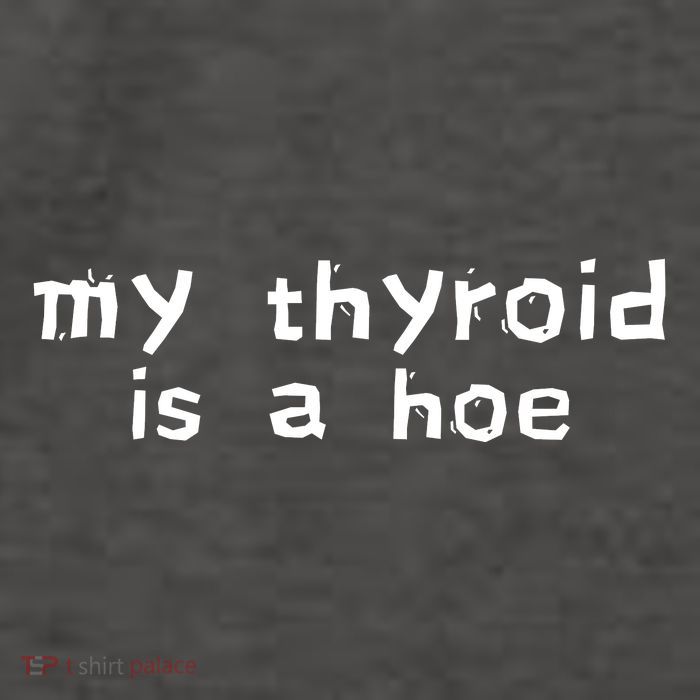 My Thyroid Is A Hoe Sarcastic Graves Disease Vector Backpack