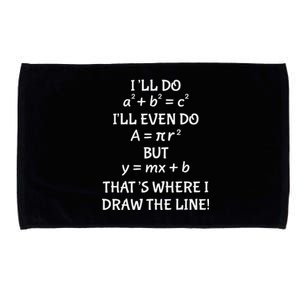 Math Teacher Joke-Fun Best Math Quotes saying Microfiber Hand Towel