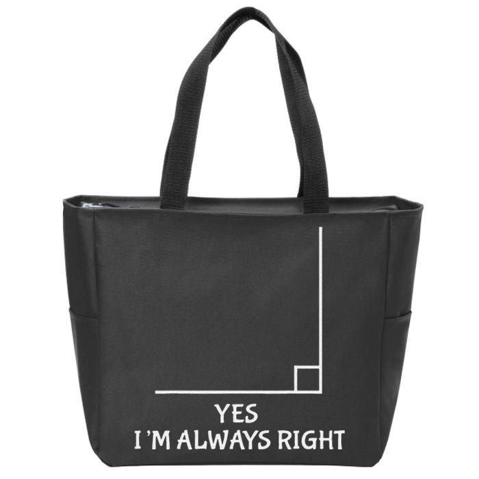 Math Teacher Joke-Fun Best Math Quotes saying Zip Tote Bag