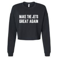 Make The Jets Great Again  Cropped Pullover Crew