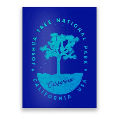 Minimalist Tree Joshua Tree National Park Distressed Design Gift Poster
