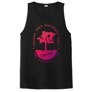 Minimalist Tree Joshua Tree National Park Distressed Design Gift PosiCharge Competitor Tank