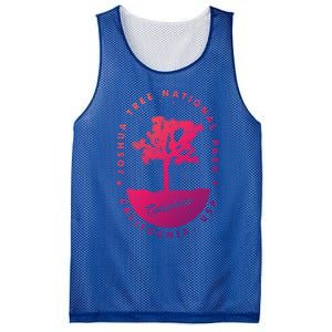 Minimalist Tree Joshua Tree National Park Distressed Design Gift Mesh Reversible Basketball Jersey Tank