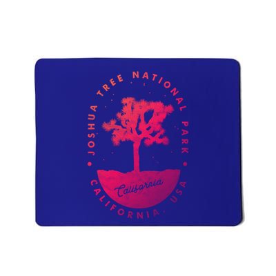 Minimalist Tree Joshua Tree National Park Distressed Design Gift Mousepad