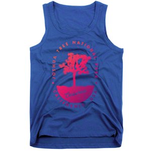 Minimalist Tree Joshua Tree National Park Distressed Design Gift Tank Top