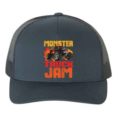 Monster Truck Jam Retro Huge Truck Yupoong Adult 5-Panel Trucker Hat