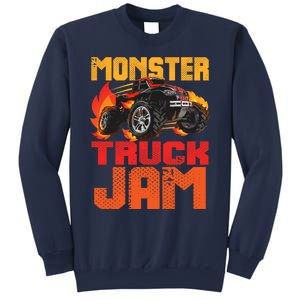 Monster Truck Jam Retro Huge Truck Sweatshirt