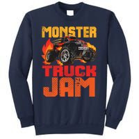 Monster Truck Jam Retro Huge Truck Sweatshirt