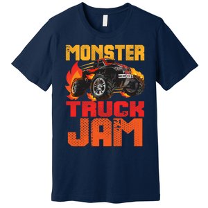 Monster Truck Jam Retro Huge Truck Premium T-Shirt