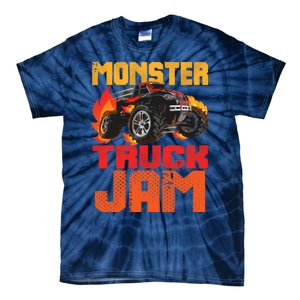 Monster Truck Jam Retro Huge Truck Tie-Dye T-Shirt