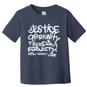 Mike Tomlin Justice Opportunity Equity Freedom Toddler T-Shirt