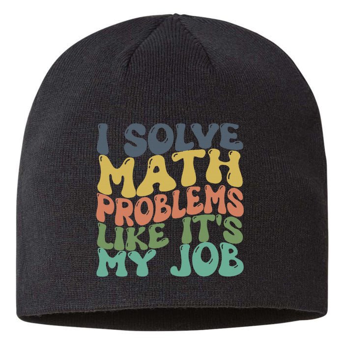 Math Teacher Joke Fun Best Math Quotes Sustainable Beanie