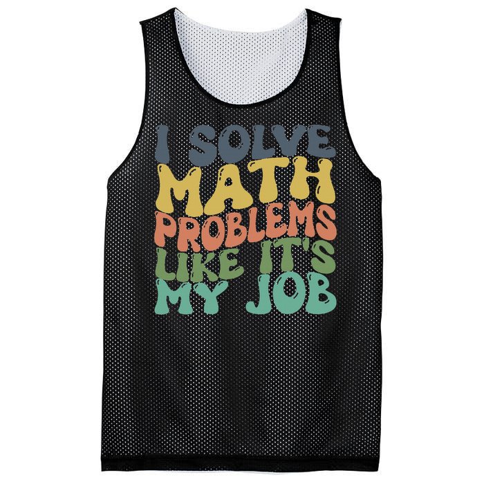 Math Teacher Joke Fun Best Math Quotes Mesh Reversible Basketball Jersey Tank