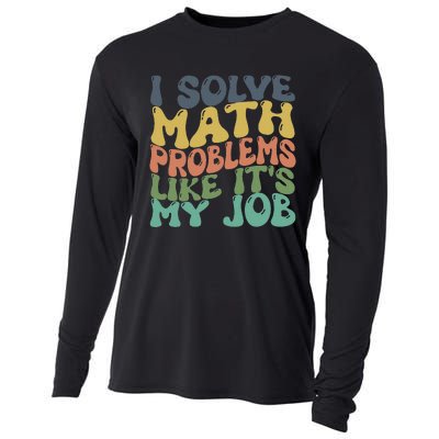 Math Teacher Joke Fun Best Math Quotes Cooling Performance Long Sleeve Crew