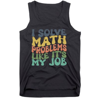 Math Teacher Joke Fun Best Math Quotes Tank Top