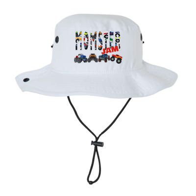 Monster Truck Jam Mom Momster Boy Mama Birthday Mothers Day Legacy Cool Fit Booney Bucket Hat