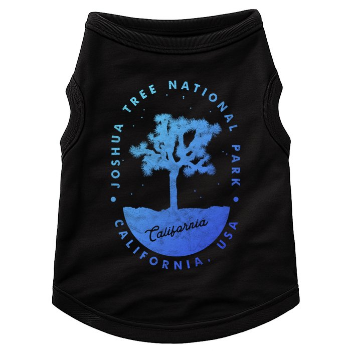 Minimalist Tree Joshua Tree National Park Distressed Design Gift Doggie Tank