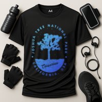 Minimalist Tree Joshua Tree National Park Distressed Design Gift Performance Shirt